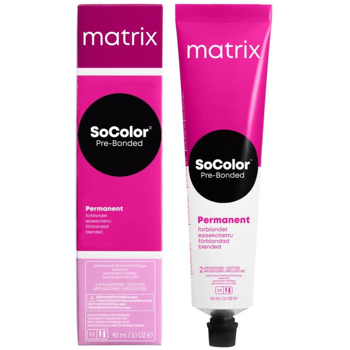 Matrix Socolor Pre-Bonded Permanent Hair Color 4NN Medium Brown 90ml