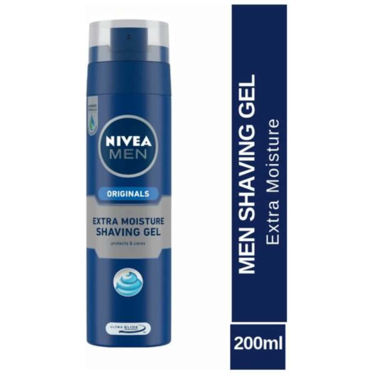 Nivea Men Protect And Care Shaving Gel 200ml Beauty Basket 0769