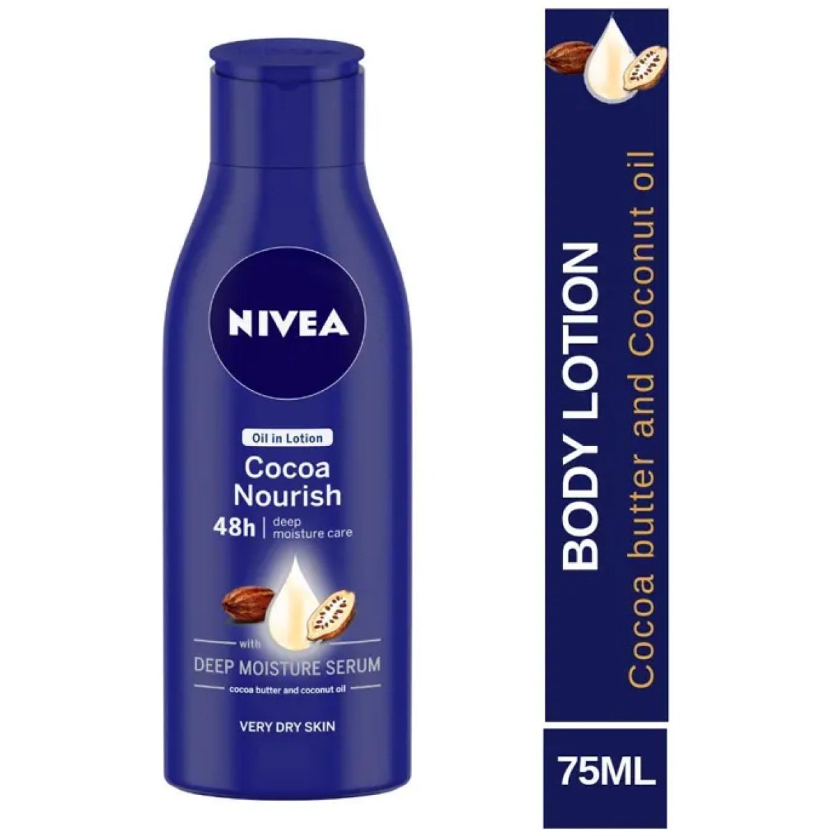 Nivea Oil In Nourish Cocoa Nourish 48H Body Lotion For Very Dry Skin 200Ml