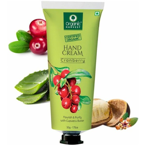 Organic Harvest Cranberry Hand Cream 50 G