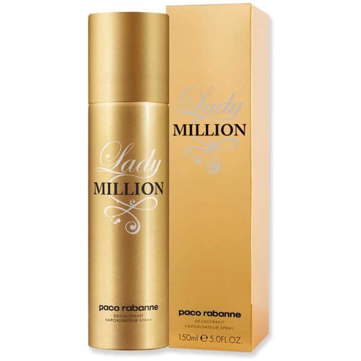 Paco Rabanne Lady Million Deodorant Spray For Women 150Ml