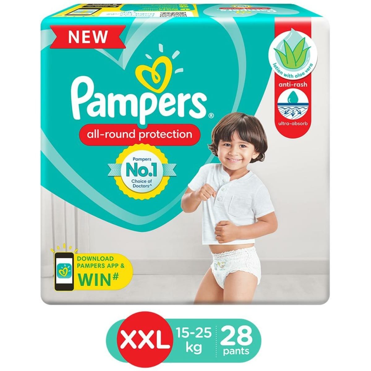 Pampers Pants Diaper Xxl Size 28 Counts