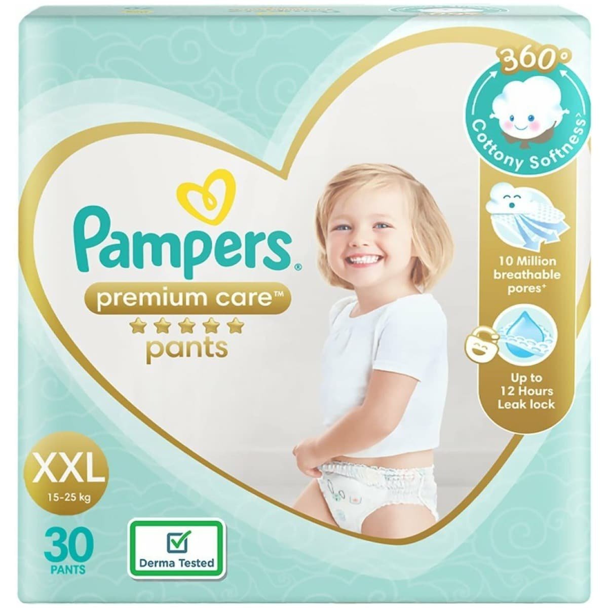 Pampers Premium Care Diaper Pants Xxl Size 30 Counts