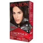 Revlon Colorsilk Beautiful 3D Color Ammonia Free Permanent 20 Brown Black (40Ml+40Ml+11.8Ml)