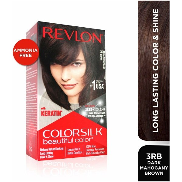 Revlon Colorsilk Beautiful 3D Color Ammonia Free Permanent 31 Dark Auburn (40Ml+40Ml+11.8Ml)