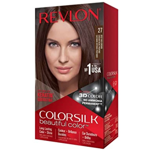 Revlon Colorsilk Hair Color Deep Rich Brown 27 (40Ml+40Ml+11.8Ml)