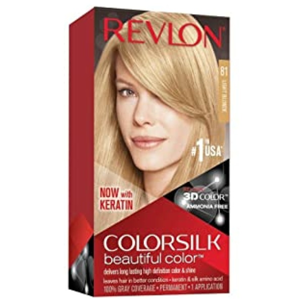 Revlon Colorsilk Hair Light Blonde 81 (40Ml+40Ml+11.8Ml)