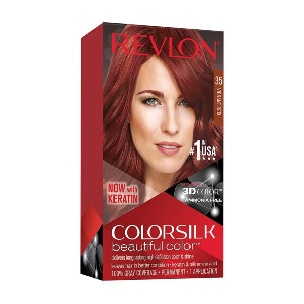 Revlon Colorsilk Hair Vibrant Red 35 (40Ml+40Ml+11.8Ml)