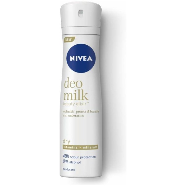 Nivea Deodorant Milk Beuaty Elixir Sensitive 48H 150Ml