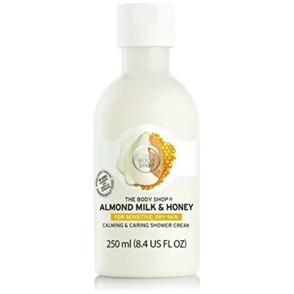 The Body Shop Almond Milk And Honey Soothing And Caring Shower Cream 250Ml