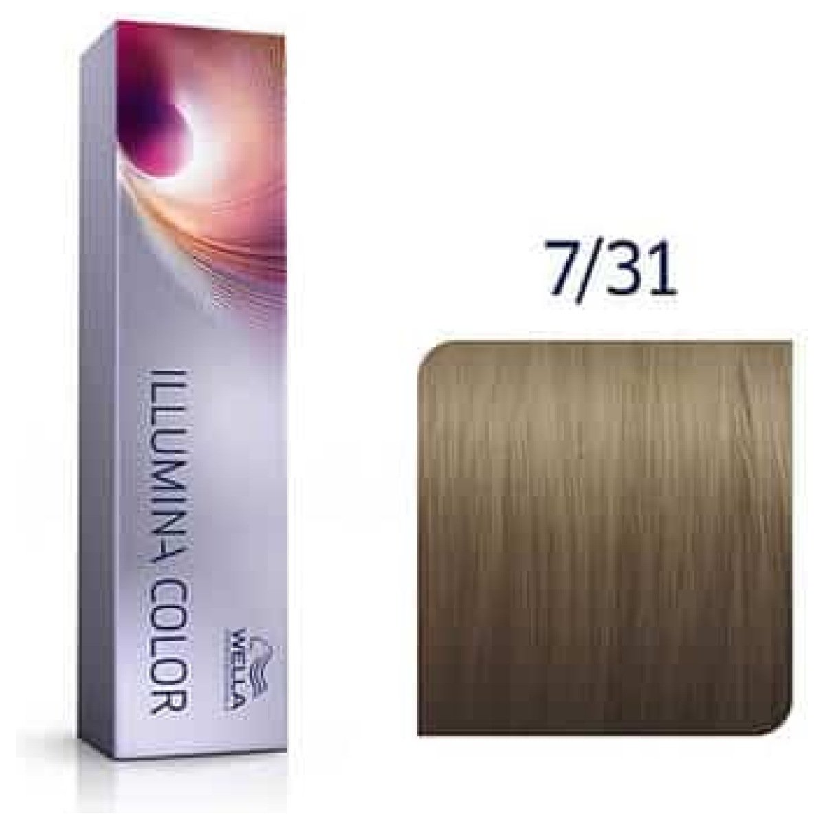 Wella Professionals Illumina Hair Color 7/31 Medium Gold Ash Blonde