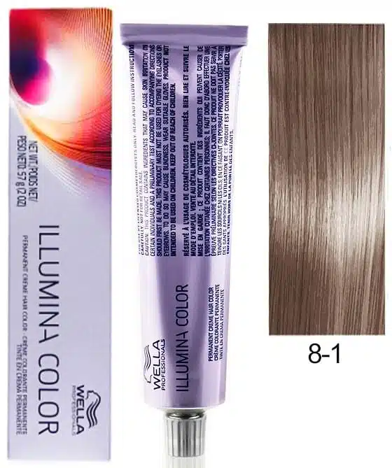 Wella Professionals Illumina Hair Color 8/1 Light Ash Blonde