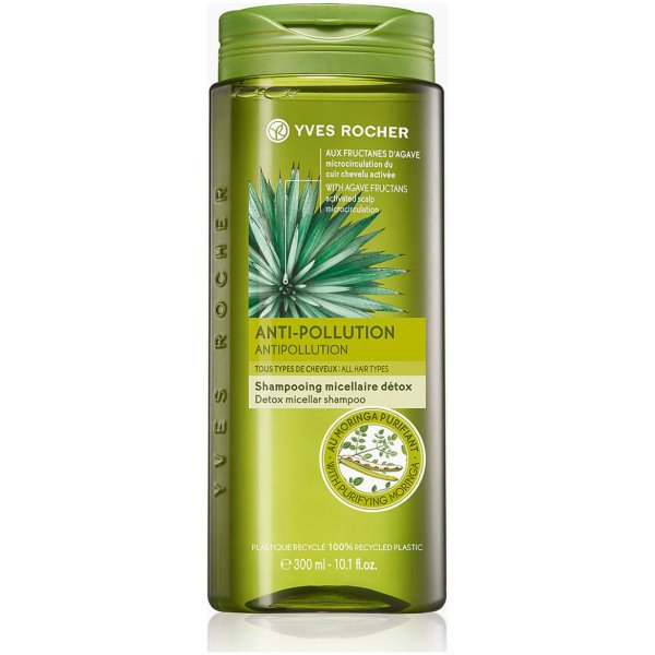 Yves Rocher Anti-Pollution Detox Miscellar Shampoo 300Ml