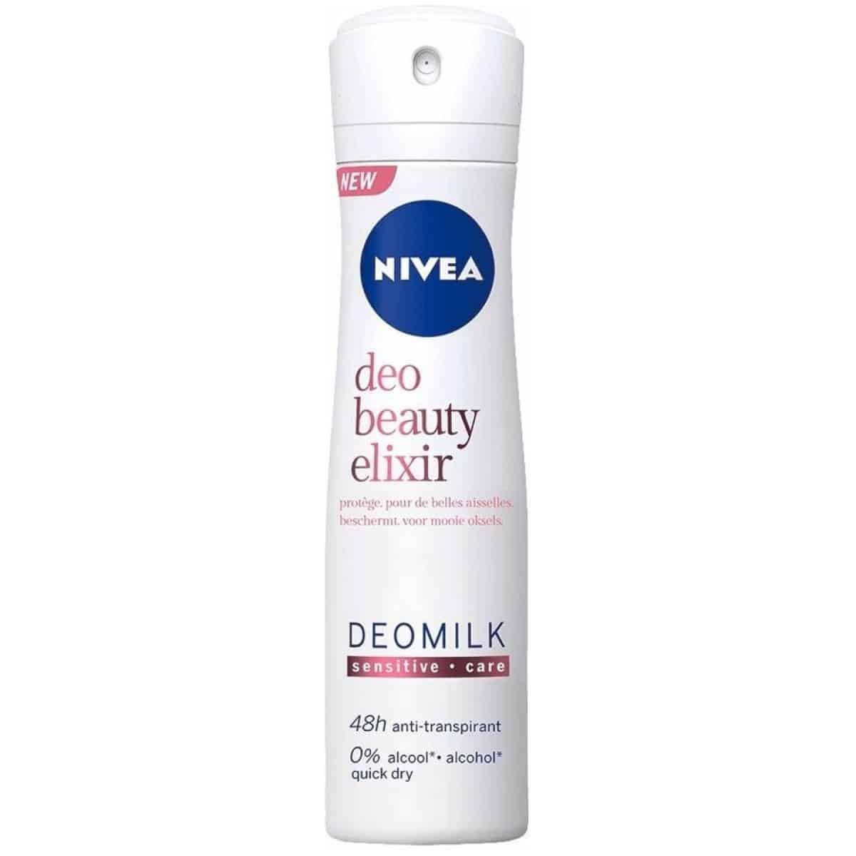 Nivea Deodorant Milk Beauty Elixir Dry 48H 150Ml