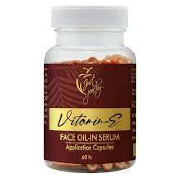 Just Peachy Advanced Care Vitamin-E And Aloevera Hair Oil Application Capsule 60 Capsules Orange