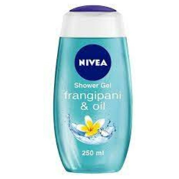 Nivea Body Wash Frangipani And Oil Shower Gel Pampering Care And Refreshing Scent Of Frangipani Flower 250Ml