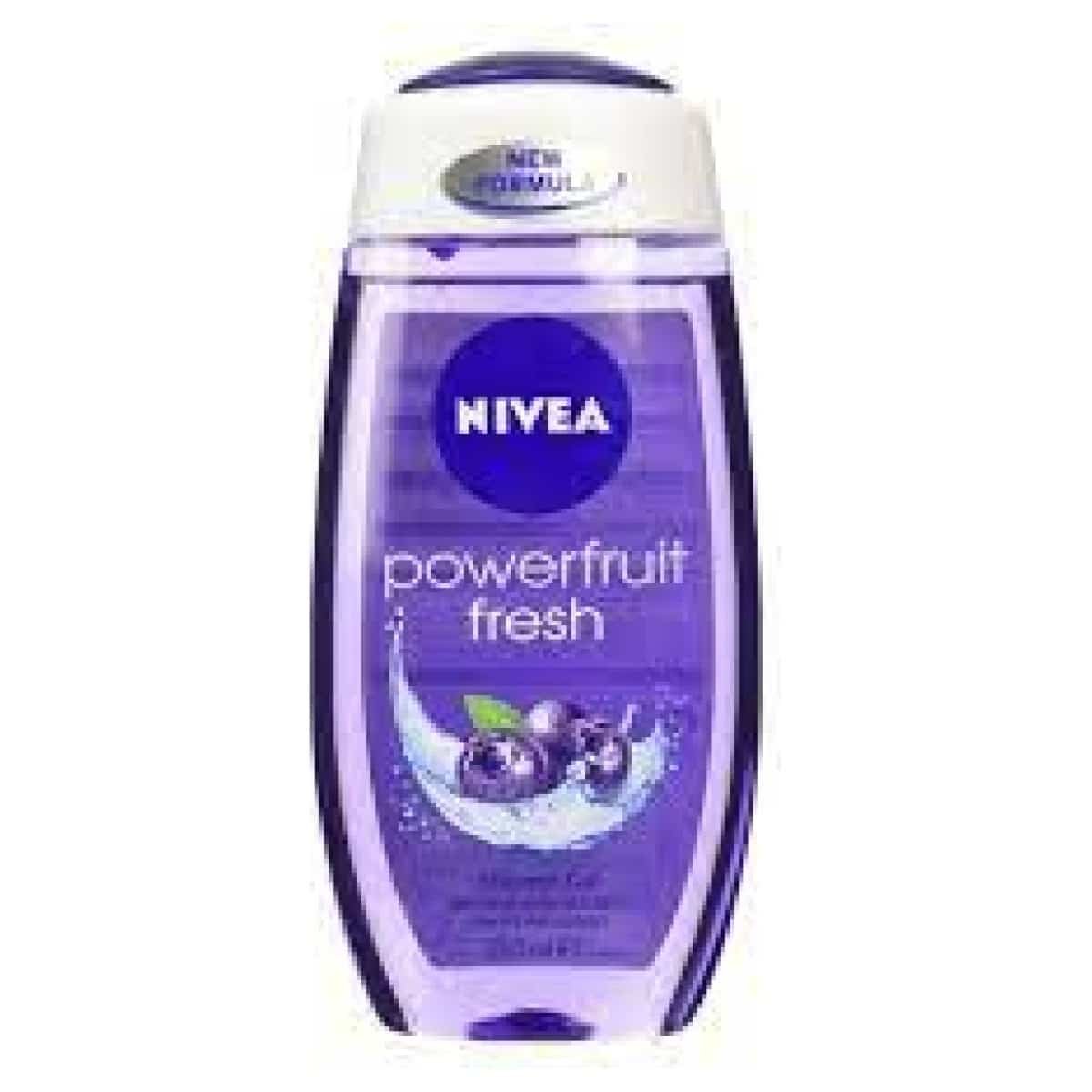 Nivea Body Wash Fresh Powerfruit Shower Gel With Antioxidants And Blueberry Scent 250Ml