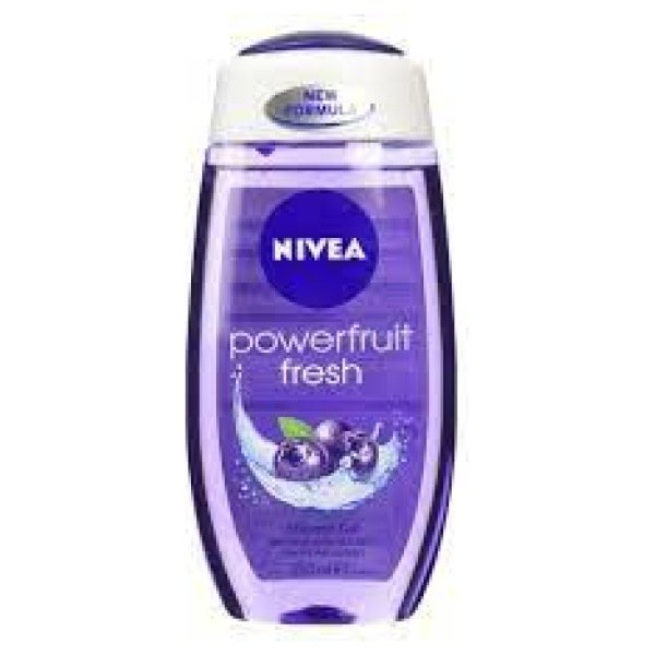 Nivea Body Wash Fresh Powerfruit Shower Gel With Antioxidants And Blueberry Scent 250Ml