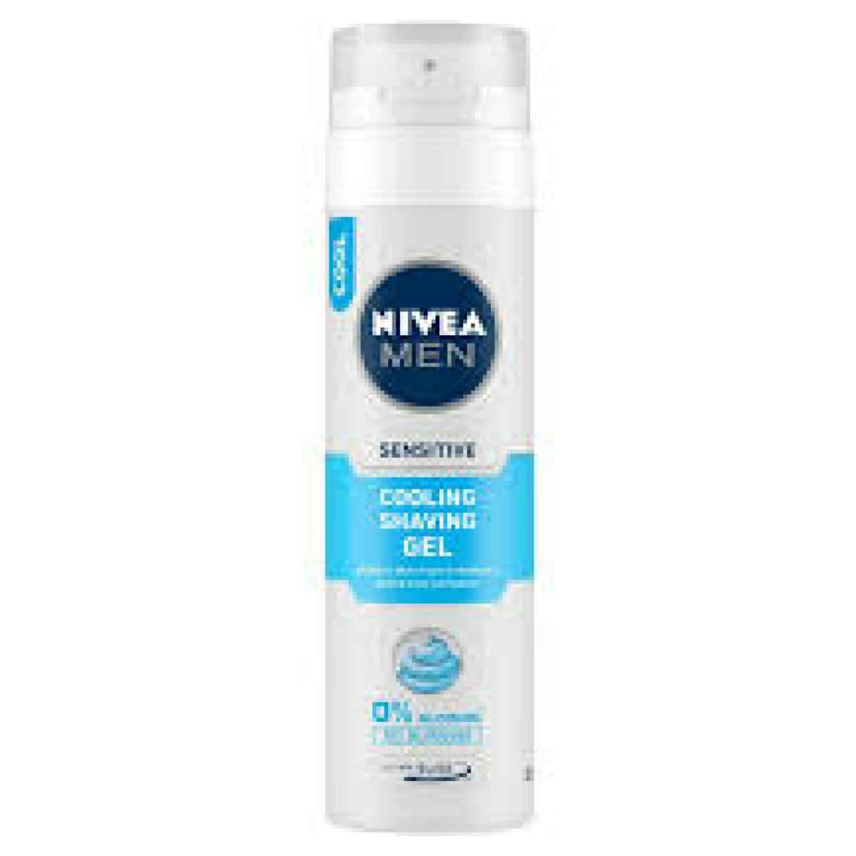 Nivea Men Sensitive Cooling Shaving Gel 200Ml