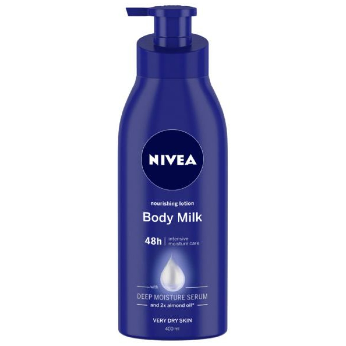 Nivea Body Lotion For Very Dry Skin Nourishing Body Milk With 2X Almond Oil 400Ml