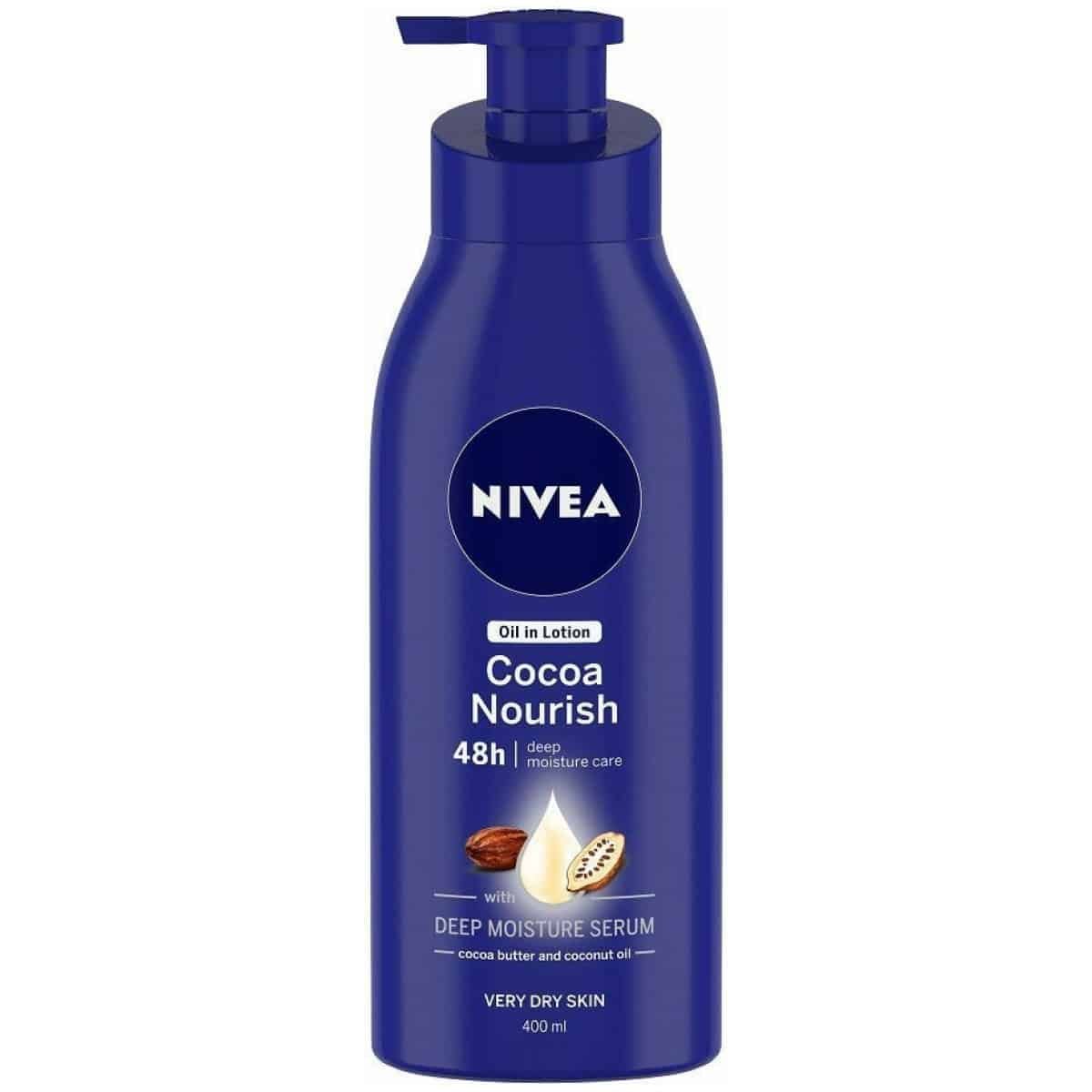 Nivea Oil In Nourish Cocoa Nourish 48H Body Lotion For Very Dry Skin 400Ml