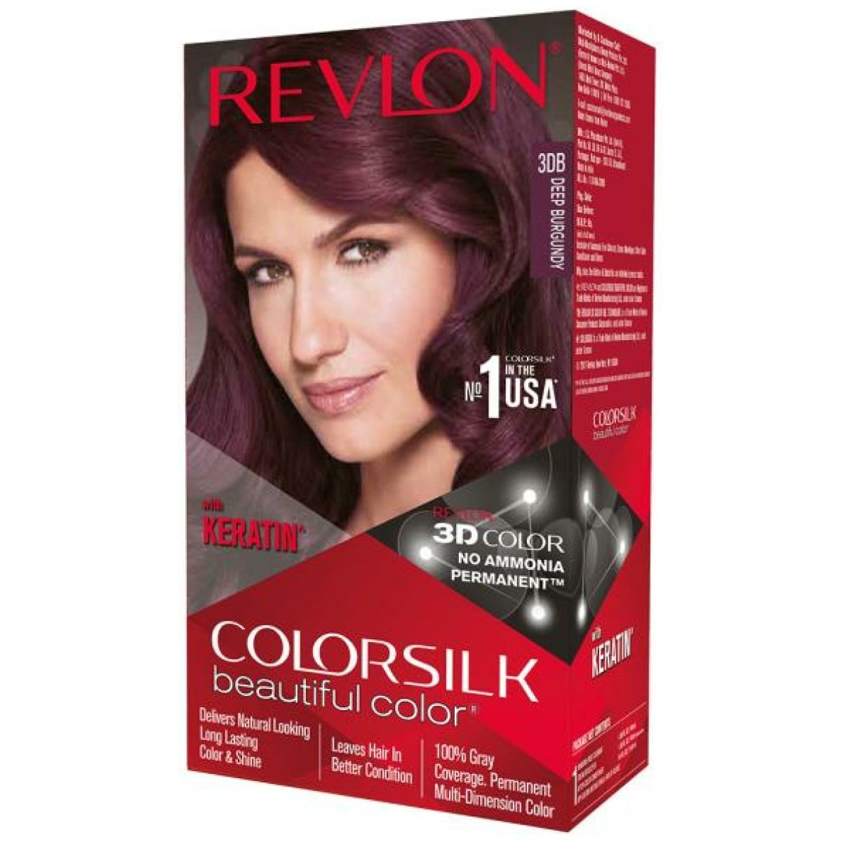 Revlon Colorsilk Hair Deep Burgundy 34  (40Ml+40Ml+11.8Ml)