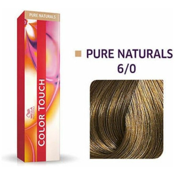Wella Professionals Color Touch Pure Naturals Ammonia Free Hair Color 60ml 6/0 Dark Blonde