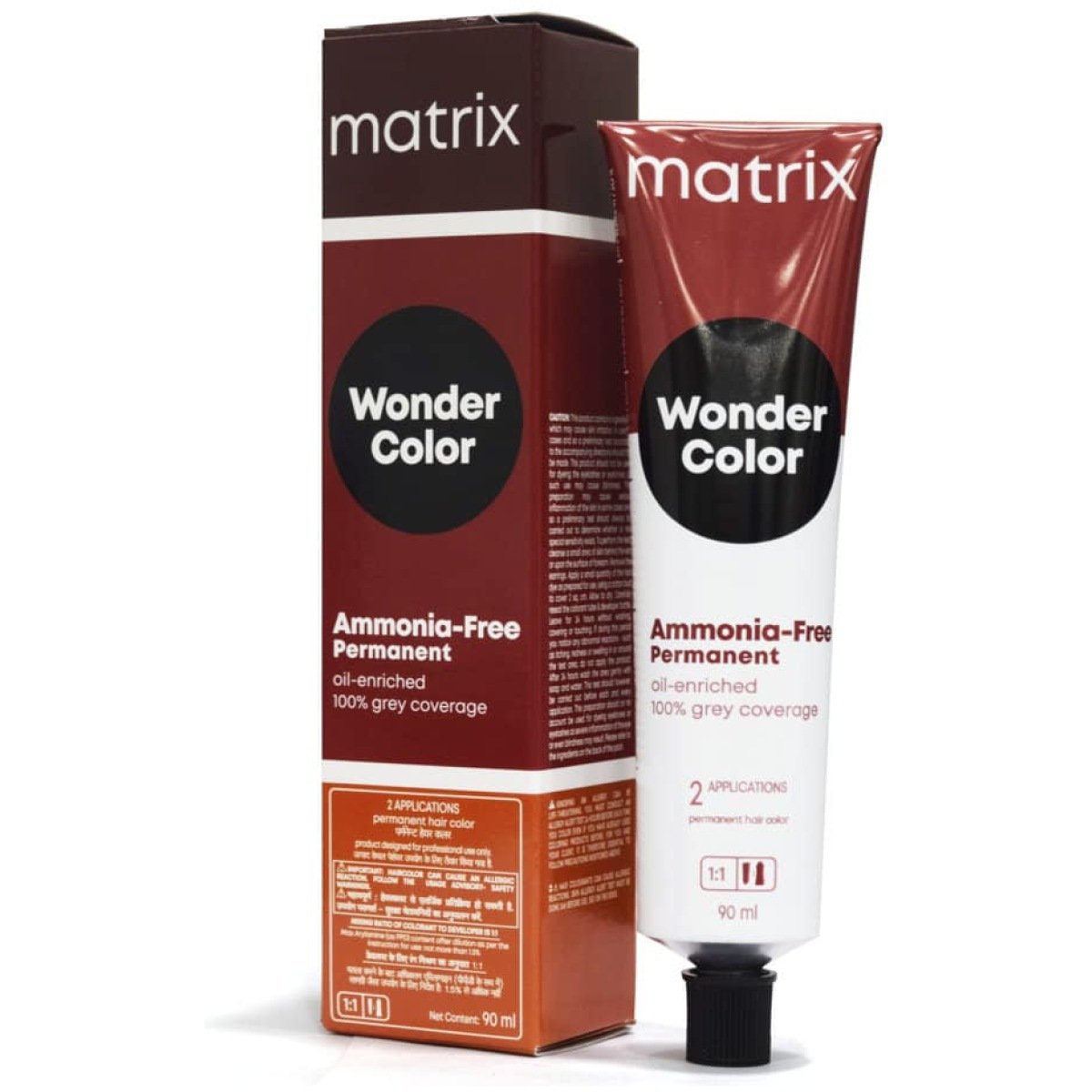 Matrix Wonder Color Ammonia Free Permanent Hair Color 5 Light Brown 90g