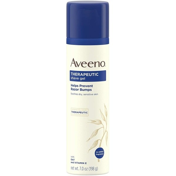 Aveeno Therapeutic Shave Gel For Soothes Sensitive Skin 198G