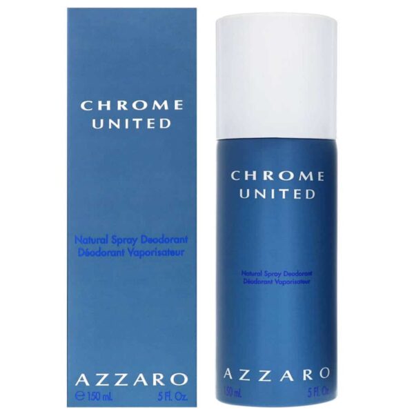 Azzaro Chrome United Deodorant Spray For Men 150ml