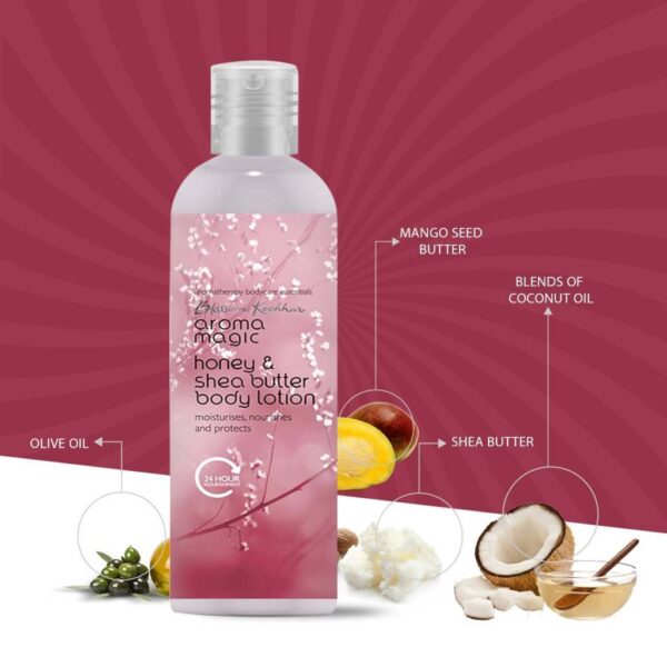 Aroma Magic Honey And Shea Butter Body Lotion 220Ml - Image 3