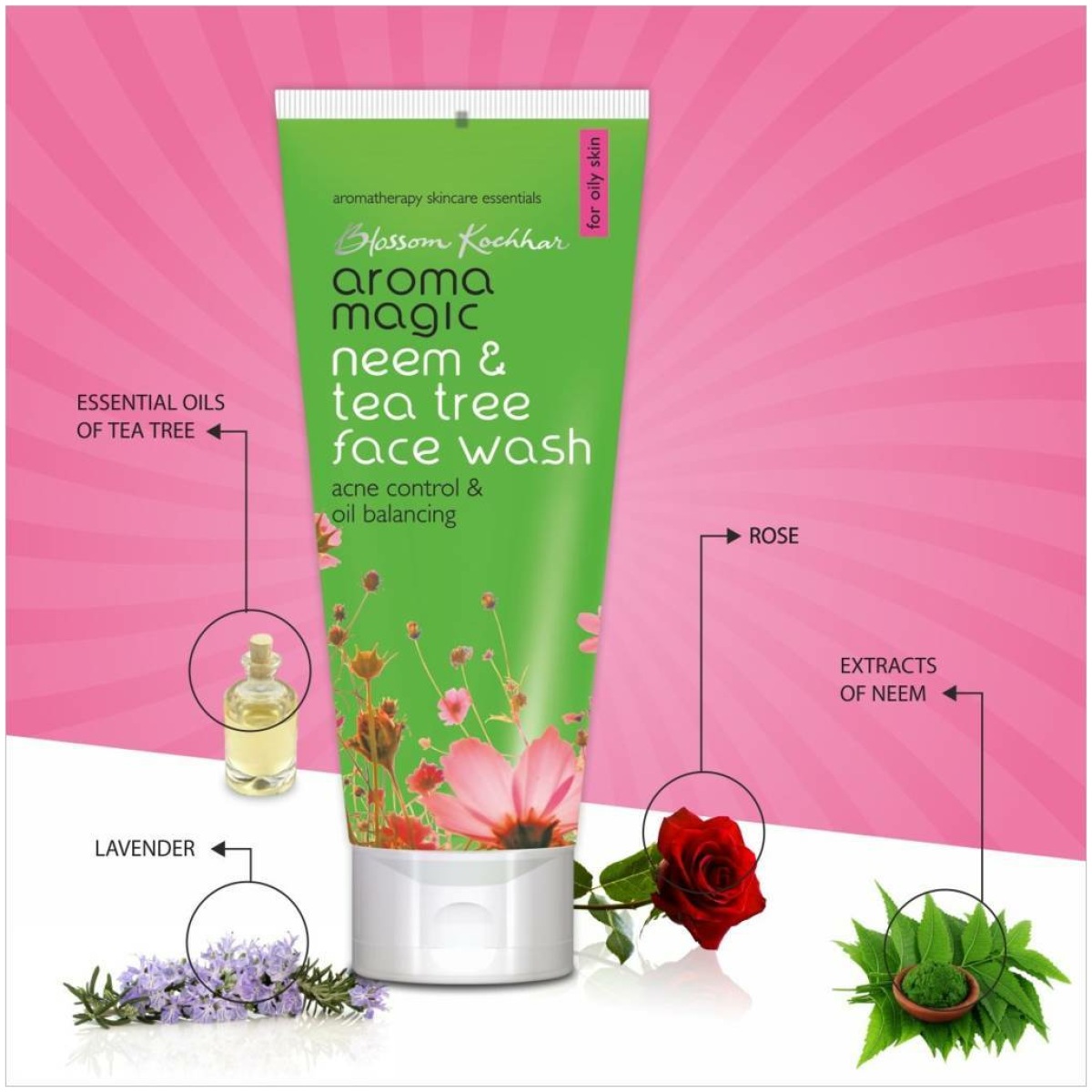 Aroma Magic Neem And Tea Tree Face Wash 200Ml - Image 3