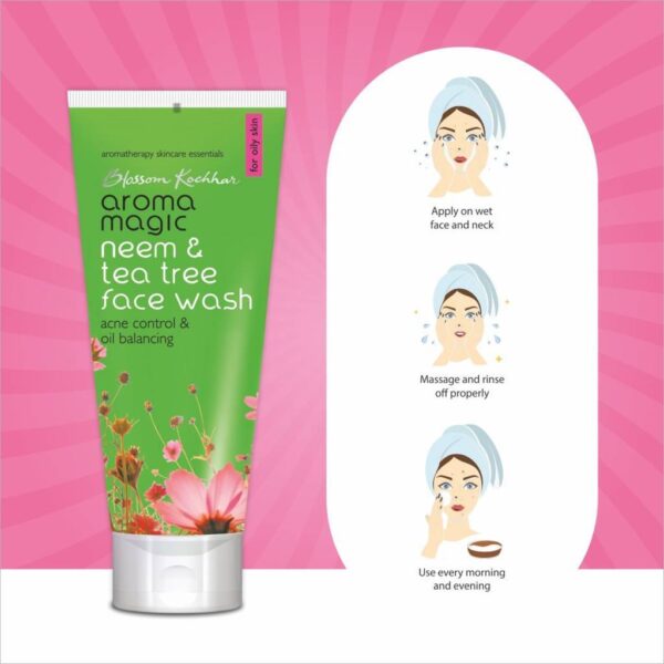 Aroma Magic Neem And Tea Tree Face Wash 200Ml - Image 4