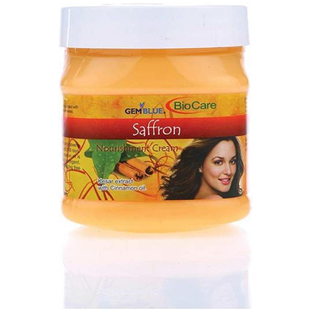 Glueblue Biocare Saffron Face And Body Cream 500Ml