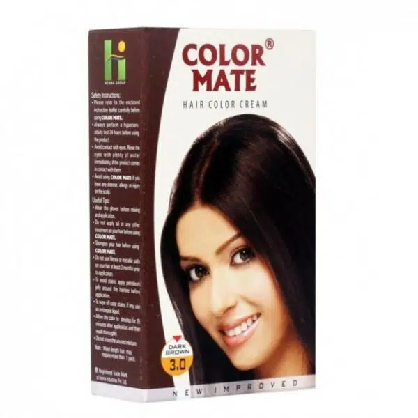 COLOR MATE HAIR COLOR CREAM 3.0 (DARK BROWN) 30ML