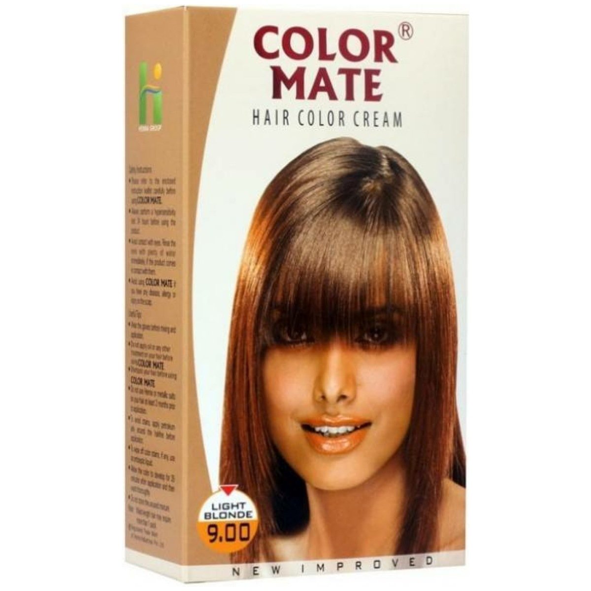 Colormate Hair Color Cream 9.0 Light Blond 60Ml