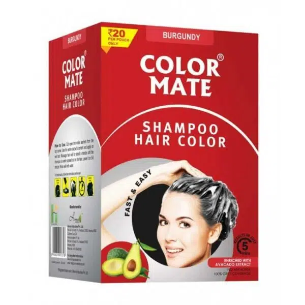 Colormate Shampoo Hair Color Burgundy