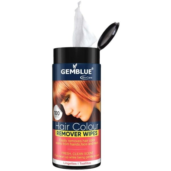Gemblue Biocare Hair Colour Remover Wipe 100Pcs