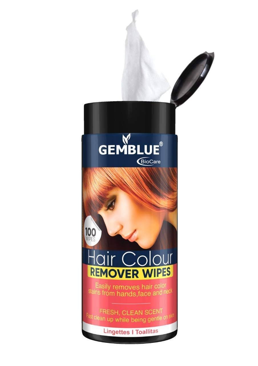 Gemblue Biocare Hair Colour Remover Wipe 100Pcs