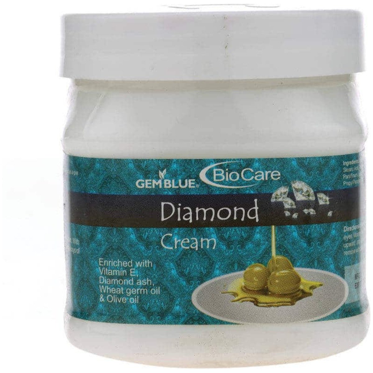 Gemblue Biocare Diamond Face And Body Cream 500Ml