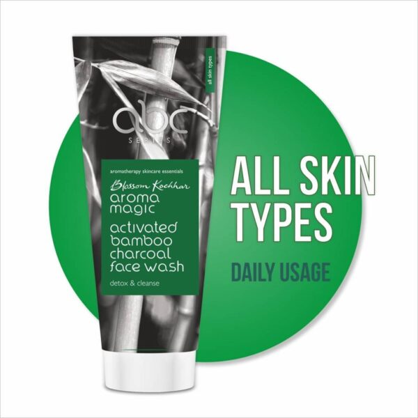 Aroma Magic Activated Bamboo Charcoal Face Wash 100G - Image 2