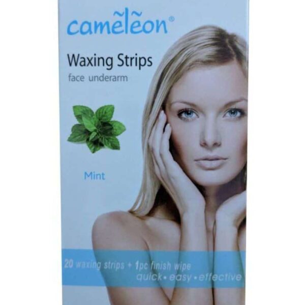 Cameleon Waxing Strips Mint Pack Of 20 Blue - Image 3