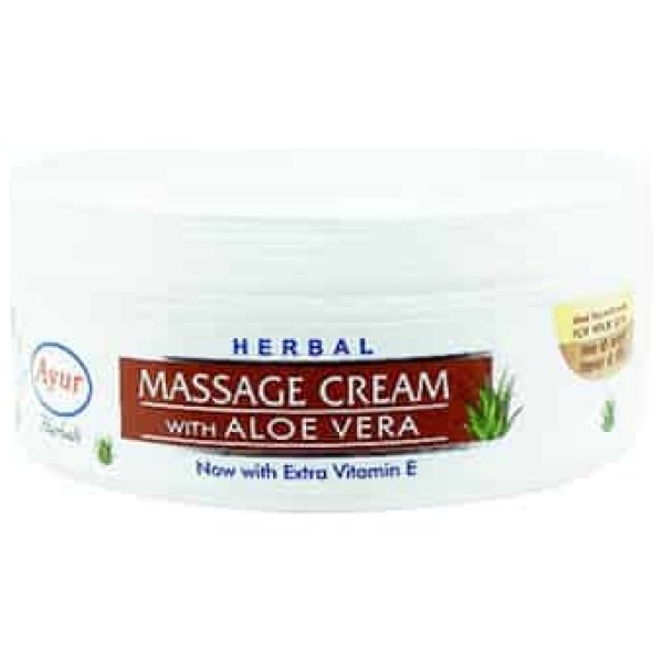 Ayur Herbals Massage Cream With Aloe Vera 200G