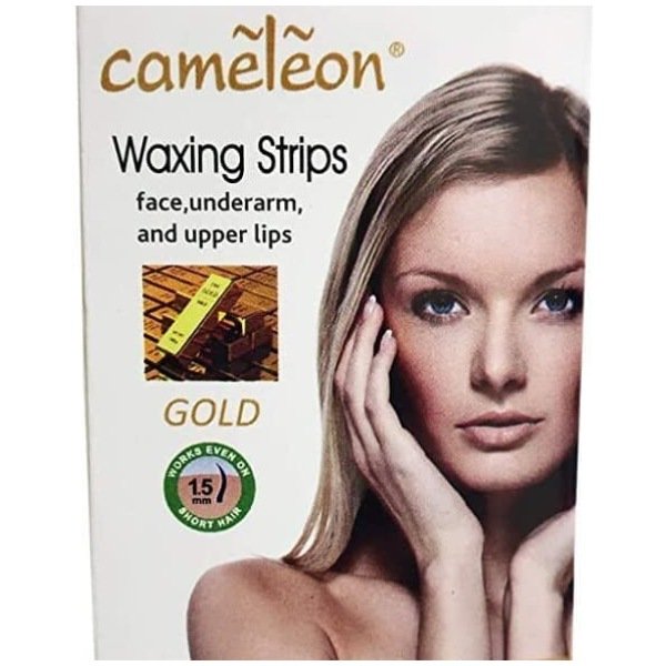 Cameleon Face And Underarm Waxing Strips Gold