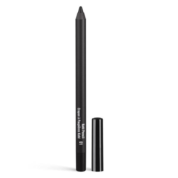 Chambor Stay On + Waterproof Intense Kajal Smudge Proof Pencil #01 Blackest Black 0.28G - Image 3