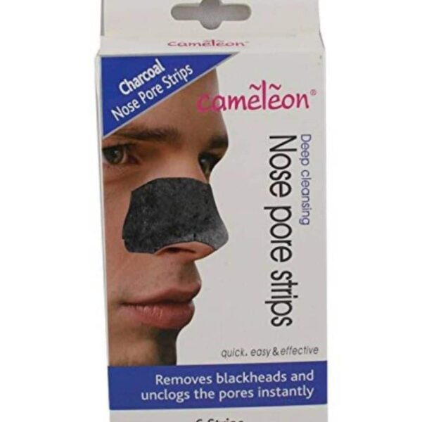 Cameleon Quick Easy Effective Men Charcoal Nose Strips In 6-Strips