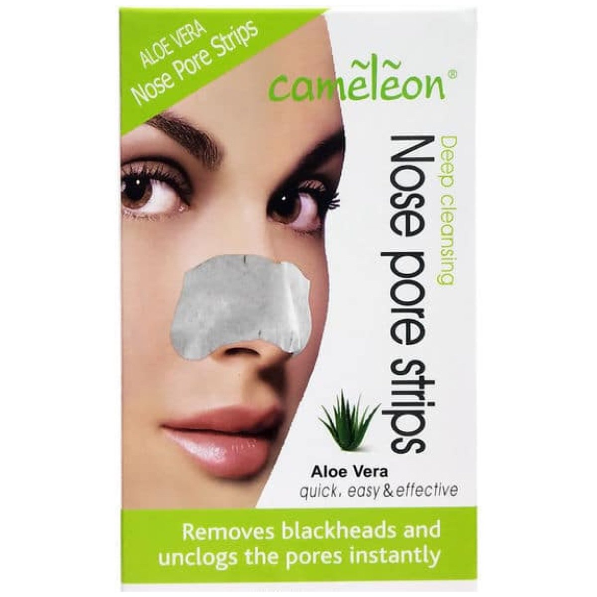 Cameleon Nose Strips In Aloe Vera 10 Strips 10G