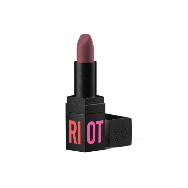 Chambor Matte Riot Lipstick 257 Mauve Rose 4.5Gm - Image 3