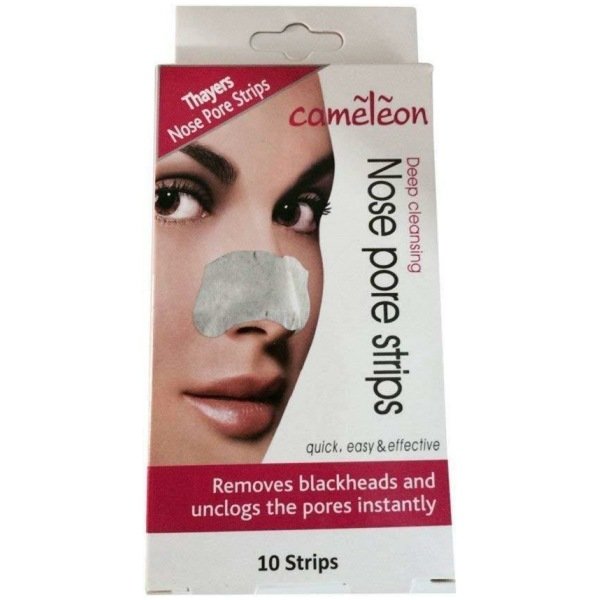 Cameleon Nose Pore And Blackhead Removel Thayers Strips 10 Strips
