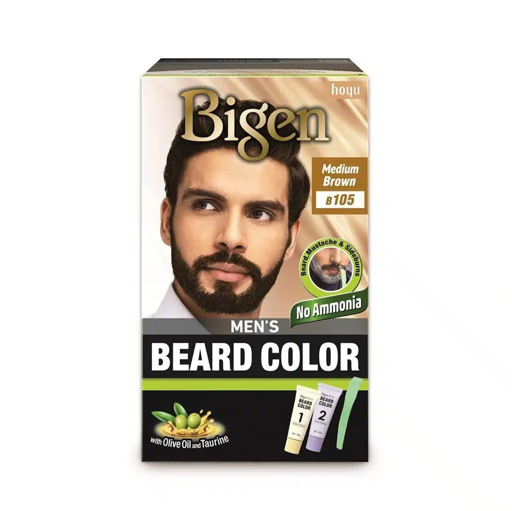 Bigen Medium Brown Beard Color No 105 40G
